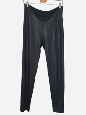 Leggings Depot Black Faux Leather High-Rise Leggings
